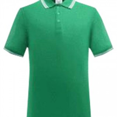 SKP023 manufacturing short-sleeved Polo shirt design striped collar short-sleeved Polo shirt short-sleeved Polo shirt supplier business group activities detail view-7